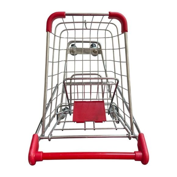 Toy Metal Shopping Cart Medium Size 11”x9” - Picture 6 of 7